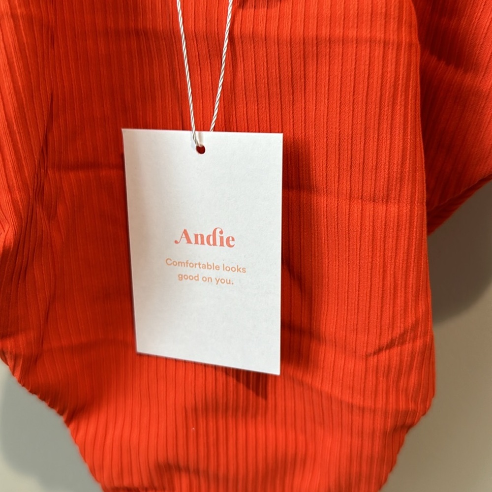 NWT Andie Asbury Ribbed One Piece in Sire S - Picture 5 of 9